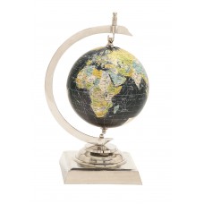 Three Posts Captivating Aluminum World Globe THPS2301